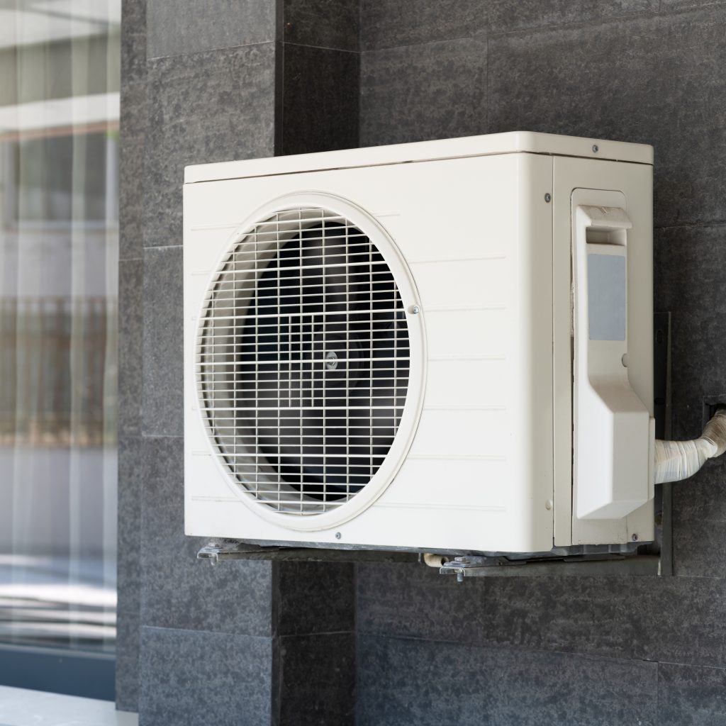 Air Conditioner And Heat Pump. Split HVAC System Unit